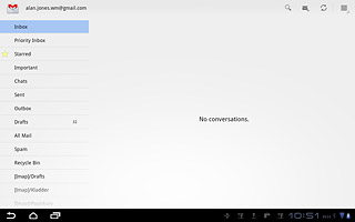 Press the home icon to return to standby mode.