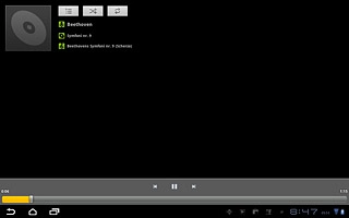 To go to the previous audio file:Press arrow left twice.