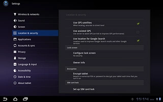 Press Set up SIM card lock.