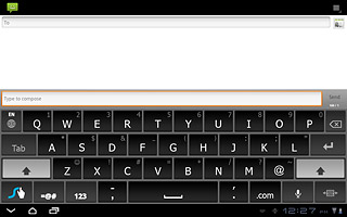 Press the keypad icon.