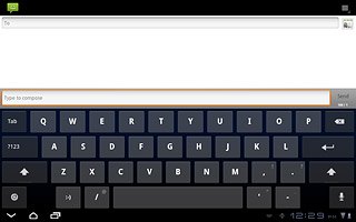 Press the keypad icon.
