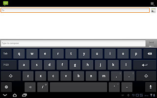To select language for the Android™ keypad:Press the keypad icon.