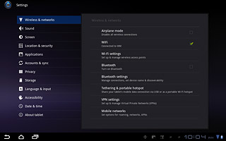 Press Tethering & portable hotspot.