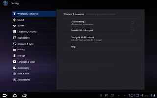 Press Configure Wi-Fi hotspot.