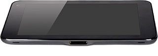 Connect the charger or data cable to the device socket and to a wall socket or your computer's USB port.