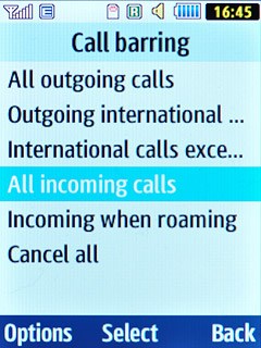 All incoming calls