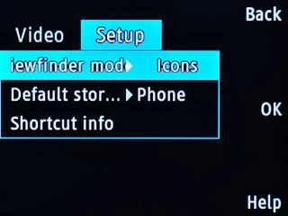 Scroll to Setup.