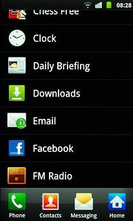 Press FM Radio.