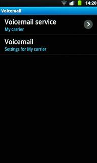 Press Voicemail.