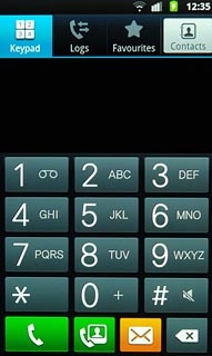 Press and hold 1 to call voicemail.