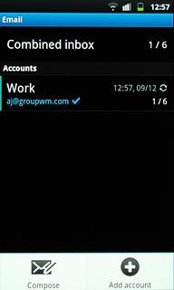 Press Add account.
