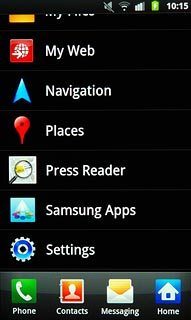 Press Settings.