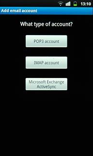 Press POP3 account.