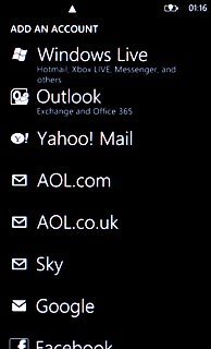Press Windows Live.