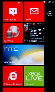 Press and hold the required shortcut until the shortcut is enlarged.