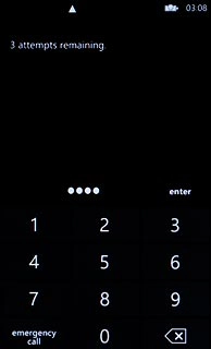 Key in your PIN and press enter.Depending on the current setting, the function is turned on or off.