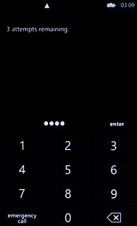 Key in your current PIN and press enter.