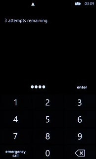 Key in a new four-digit PIN and press enter.