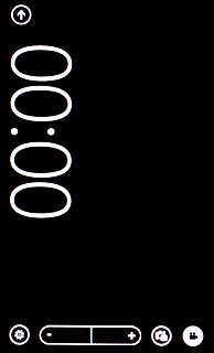 To turn on video light:Press the settings icon.