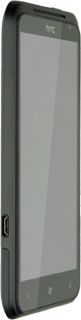 Connect the data cable to the phone socket and to your computer's USB port.
