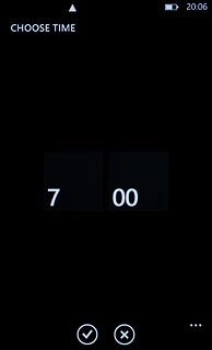 Press hours and minutes and follow the instructions on the display to set the required time.