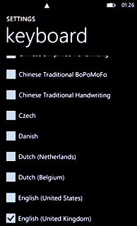 Press the different languages to add them.