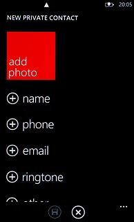 Press name and key in the required first name.