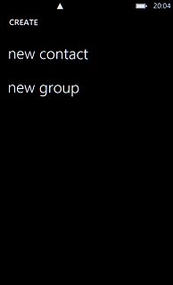 Press new contact.