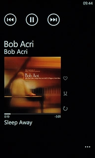 To go to the previous audio file:Press arrow left twice.
