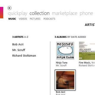 Select collection at the top of the screen.