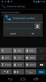 Key in (prefix) 5 (your phone number) and press OK.