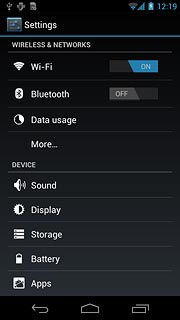 Press Bluetooth.