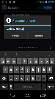 Key in the required name and press Rename.