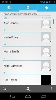 Press the home icon to return to standby mode.
