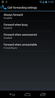Press the home icon to return to standby mode.