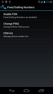 Press the home icon to return to standby mode.