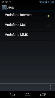 Press the home icon to return to standby mode.