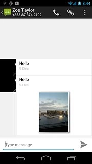 Press the home icon to return to standby mode.