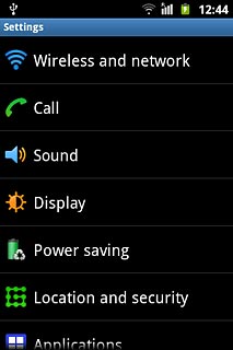 Press Wireless and network.
