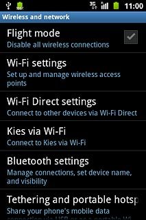Press Wi-Fi settings.