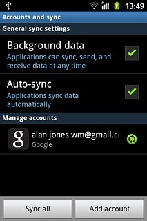 Press Add account.