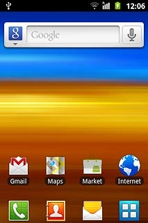 Press the messages icon.