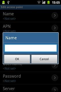 Key in Vodafone Mail and press OK.