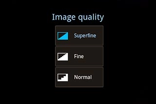 Press Superfine, Fine or Normal.