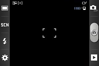 Press the scene mode icon.