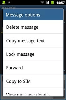 Press Forward.Key in the first letters of the required contact.Matching contacts are displayed.