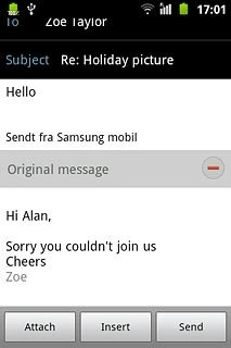 Press Send.