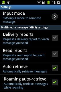 Press Roaming auto-retrieve to turn on the function.