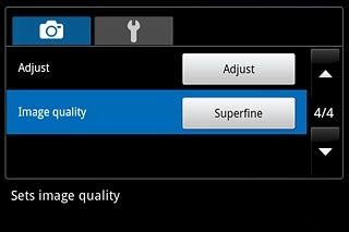Press the field next to Image quality.