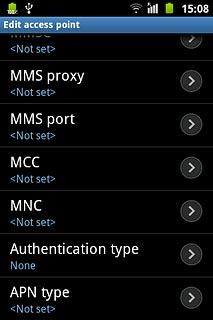 Press Authentication type.